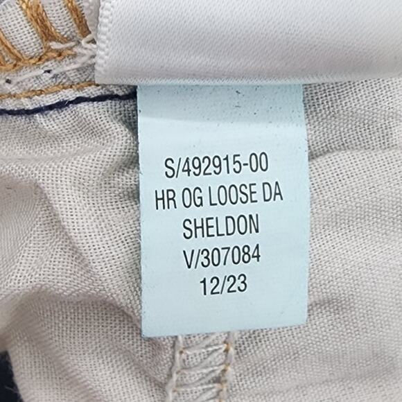 New NWT Old Navy High Rise O.G. Loose Secret Smooth Pockets Jeans Size 16 Dark - Picture 10 of 10